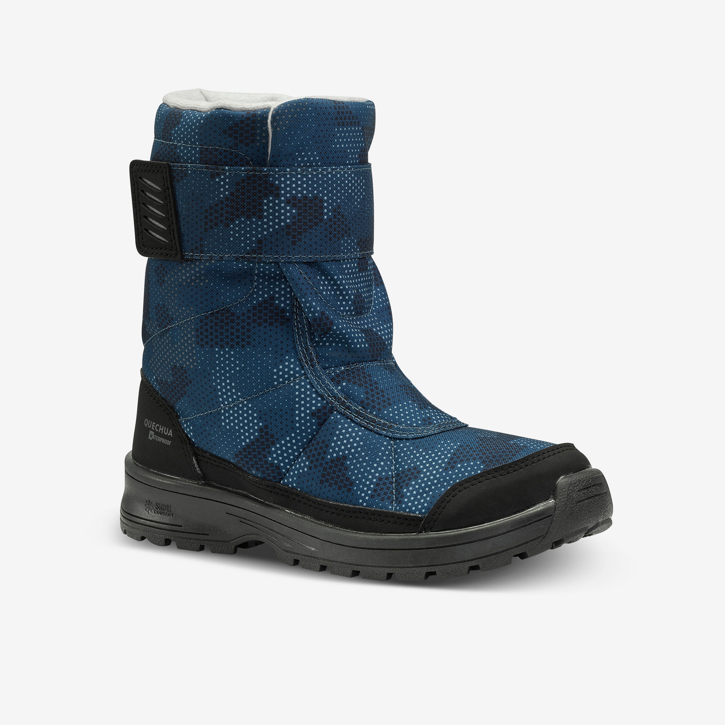 QUECHUA Warme waterdichte snowboots voor wandelen SH100 klittenband kinderen maat 24 38 Decathlon