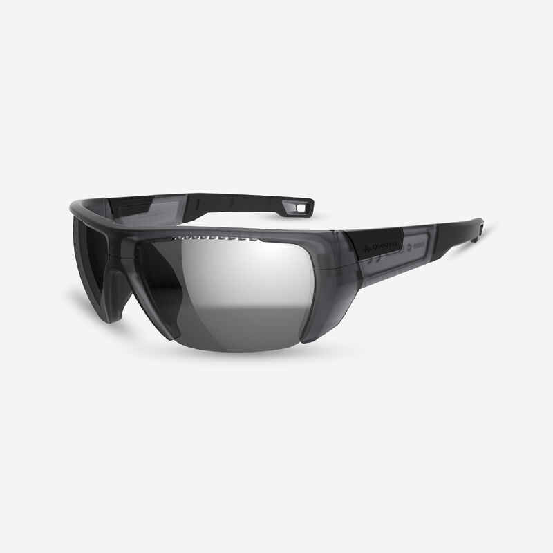 Adult Polarised Category 4 Hiking Sunglasses - Black - Decathlon