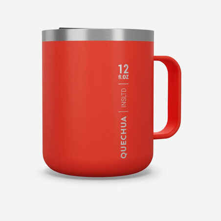 Isothermal Hiker’s Camping Mug (stainless steel double wall) MH500 0.38 L Red