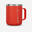 Mug MH500 isotermico (doppia parete inox) campeggio 0,38L rosso
