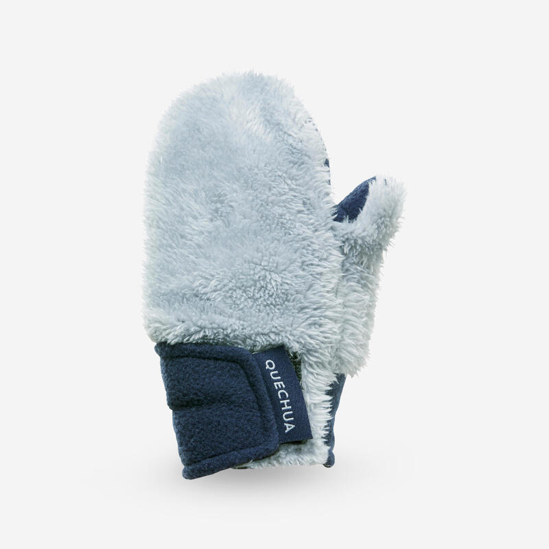 Çocuk Outdoor Tek Parmaklı Eldiven - Mavi - 18 Ay/4 Yaş - HIKE100