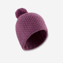 Gorro de invierno Adulto Wedze Timeless violeta