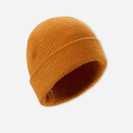 ADULT SKI HAT - FISHERMAN - OCHRE