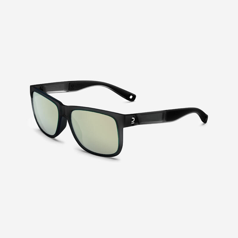 Sonnenbrille Damen/Herren Kategorie 3 polarisierend Wandern - MH140 schwarz
