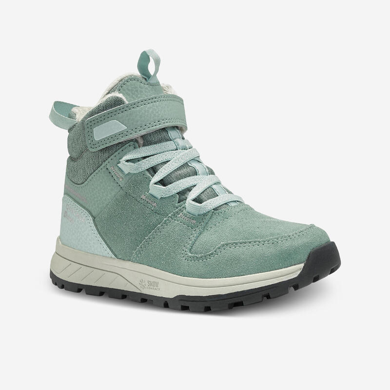 Çocuk Su Geçirmez Outdoor Kar Botu - Lacivert / Pembe - 24 / 34 - SH500