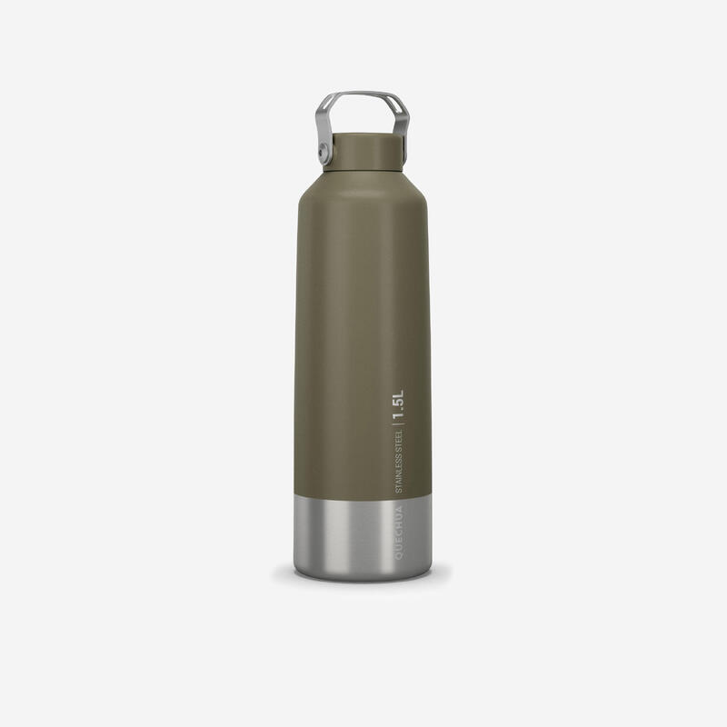 Botella de agua de 1,5 litros, sin BPA, botella de agua deportiva grande de  1500 ml con pajita y marca de tiempo, el mejor accesorio para deportes,  fitness, correr y senderismo
