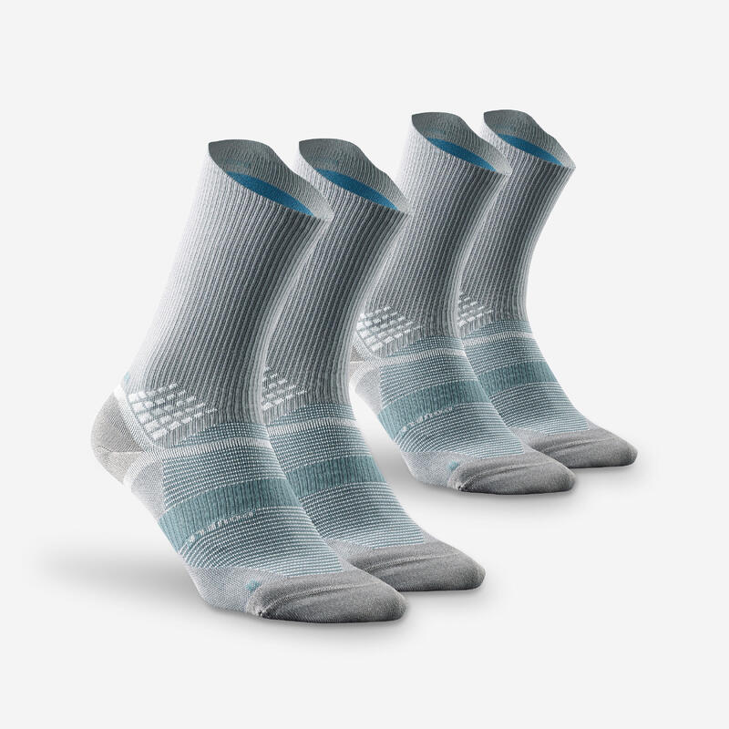 Set 2 perechi șosete lungi Hike 520 Gri Adulți