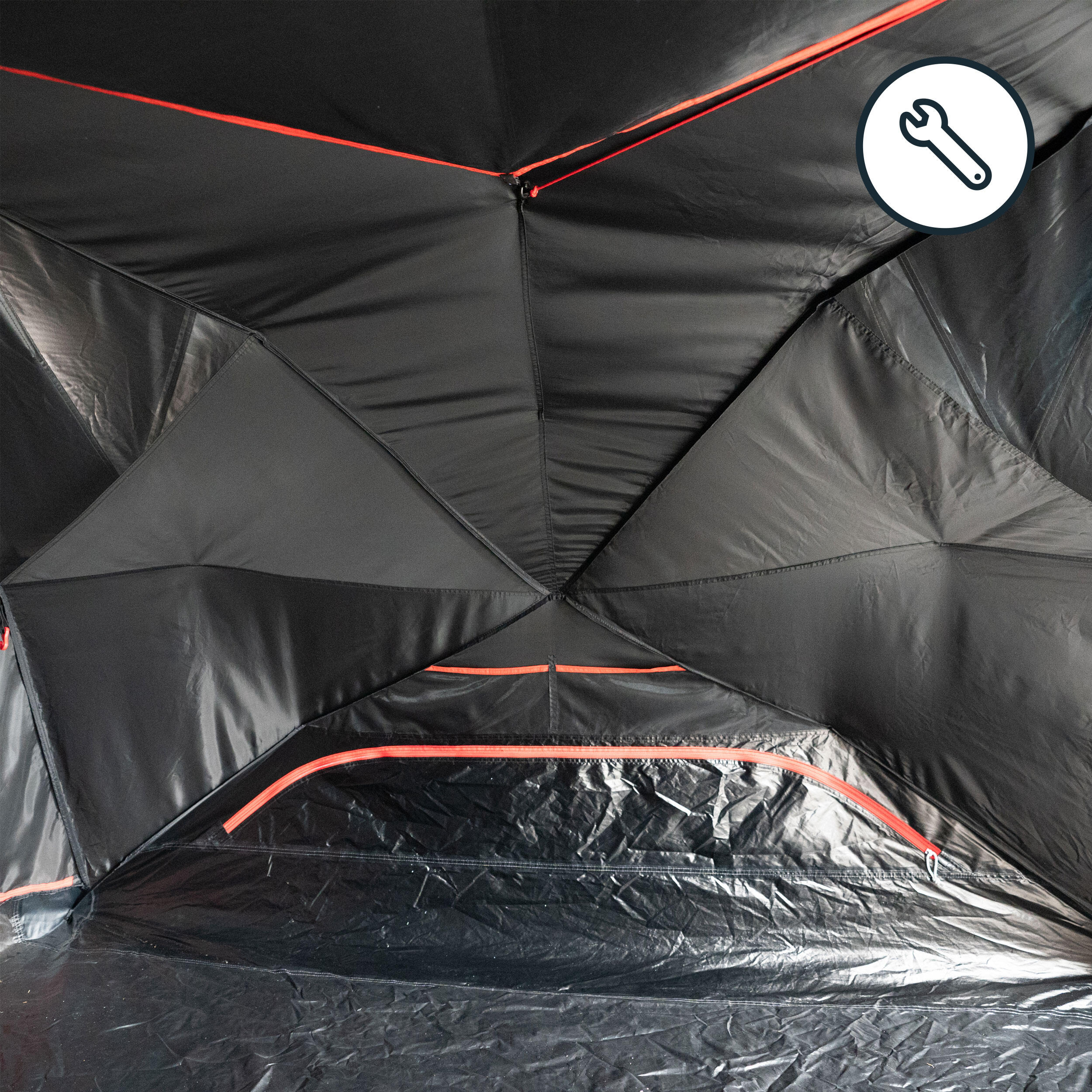 QUECHUA Bedroom Spare Part for the 2 Seconds Easy Fresh & Black 3-Person Tent