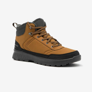 Botas de nieve y apreski impermeables Hombre Quechua NH100 marrón