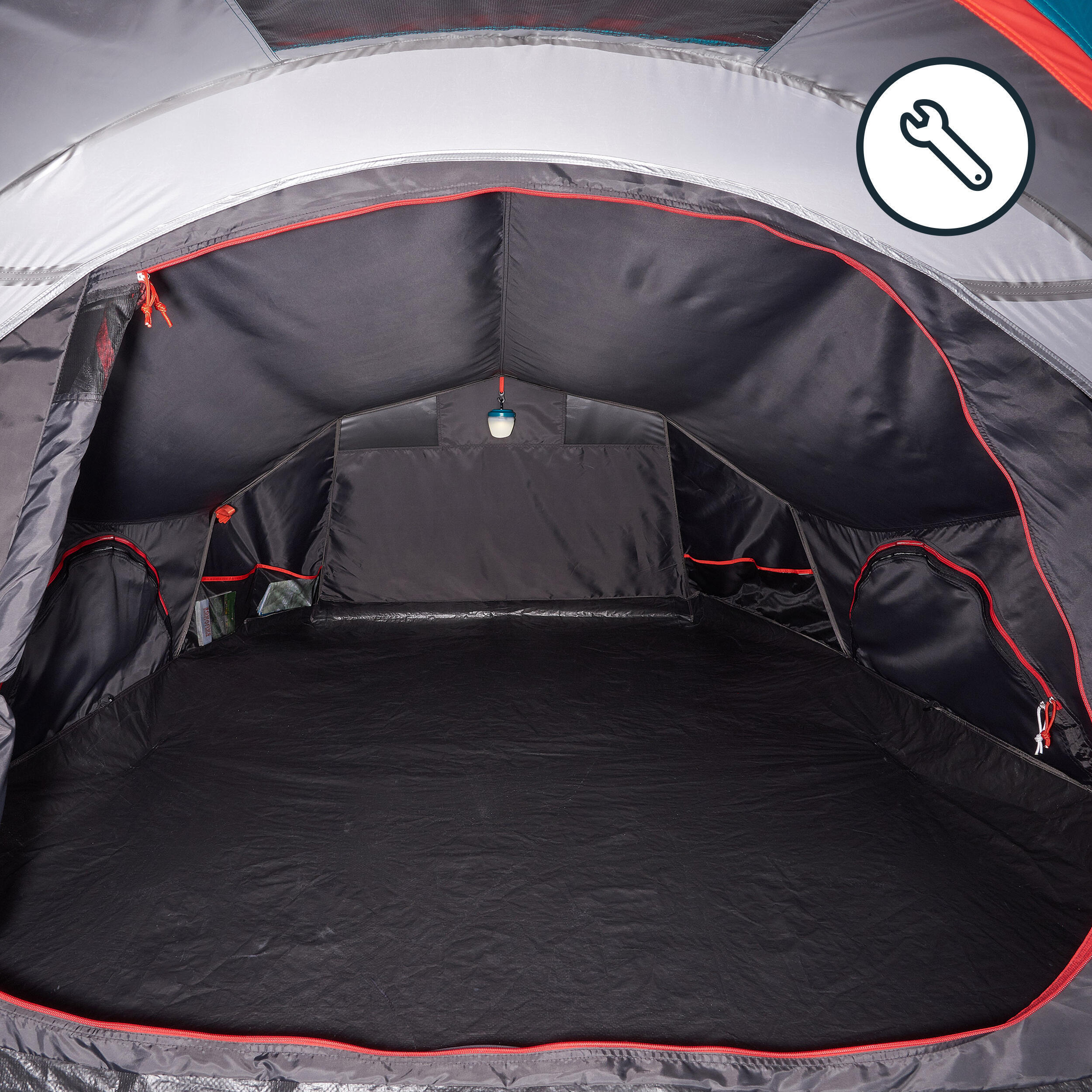 Quechua Bedroom Compartment - Spare Part For 2 Seconds Xl Fresh&black 2-person Tent