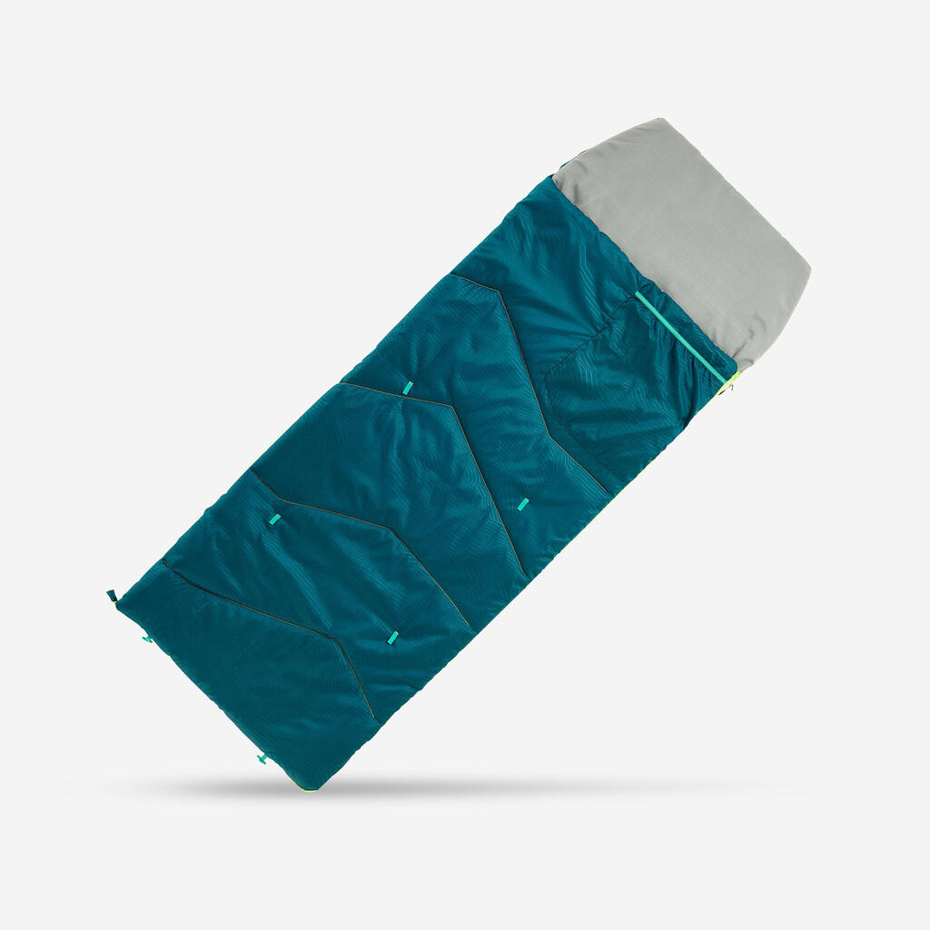 Sleeping bag para 10°C de camping para Niños Quechua MH100 vinotinto