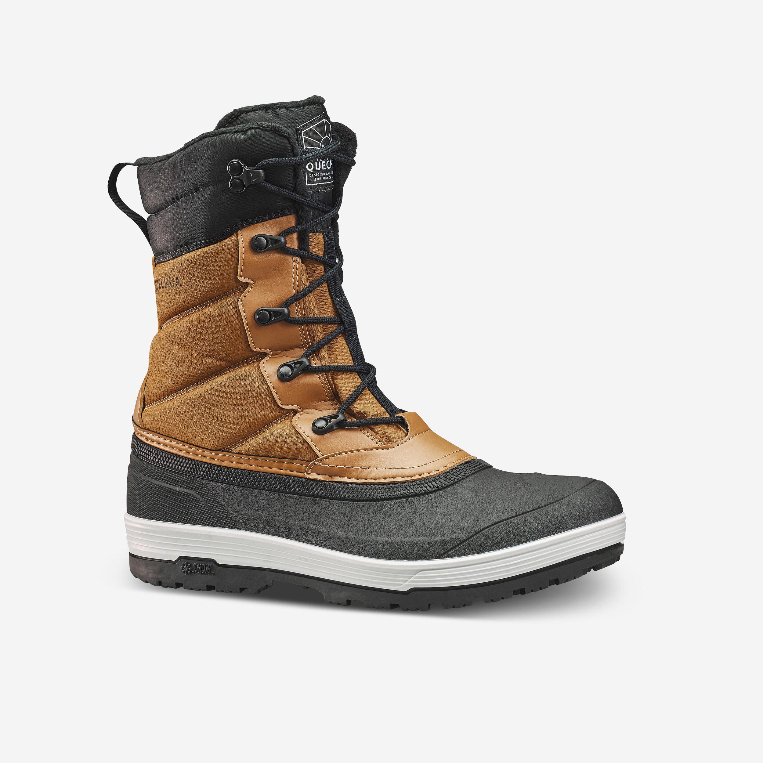 Warm Waterproof Snow Boots  - SH500 lace-up -  Men’s 1/9