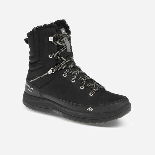 
      Winterschuhe Herren hoch warm wasserdicht Winterwandern - SH100 schwarz
  