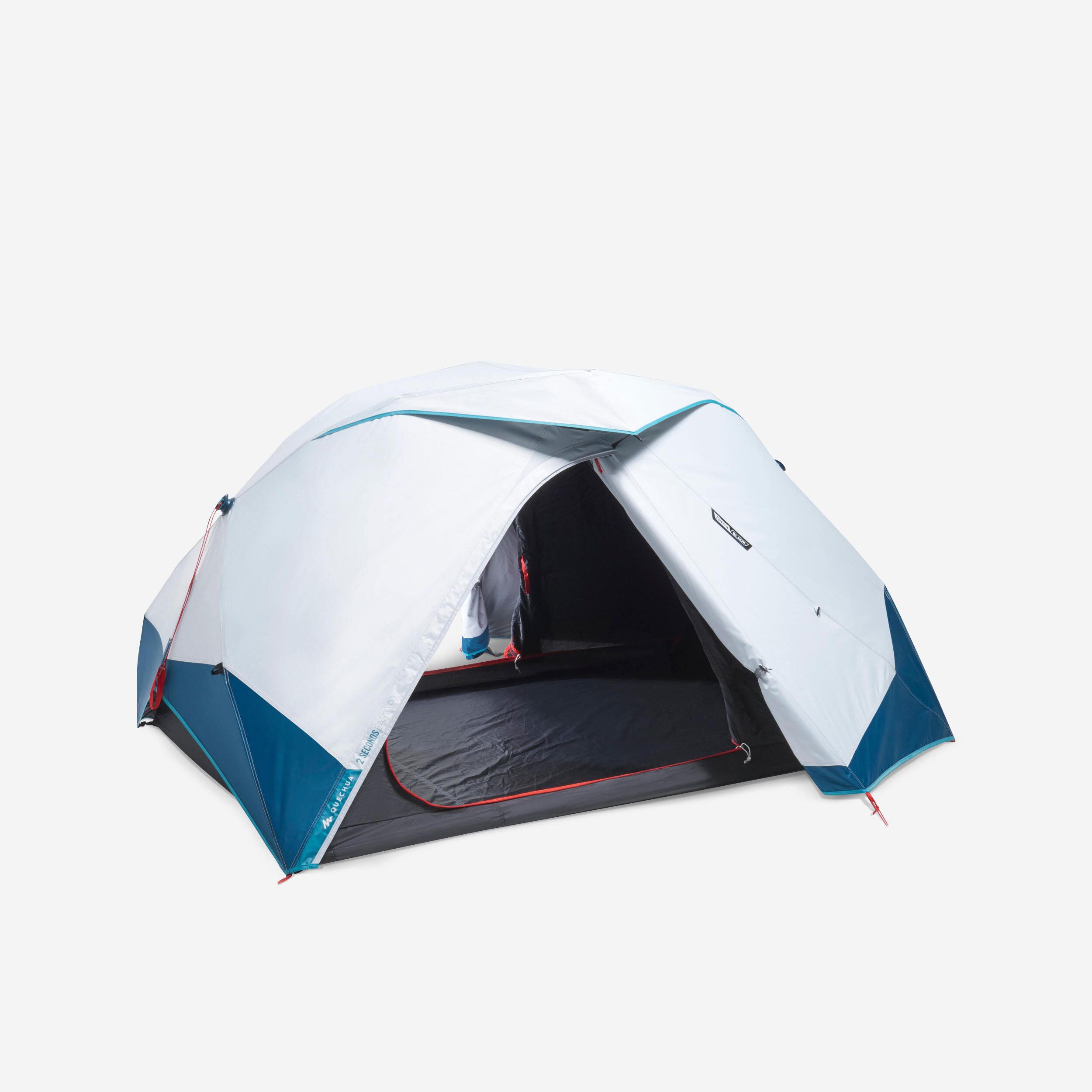 QUECHUA Camping tent 2 Seconds Easy - 2-Person - Fresh&Black