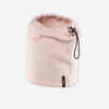 ADULT FLEECE TOGGLE SKI SNOOD PALE PINK