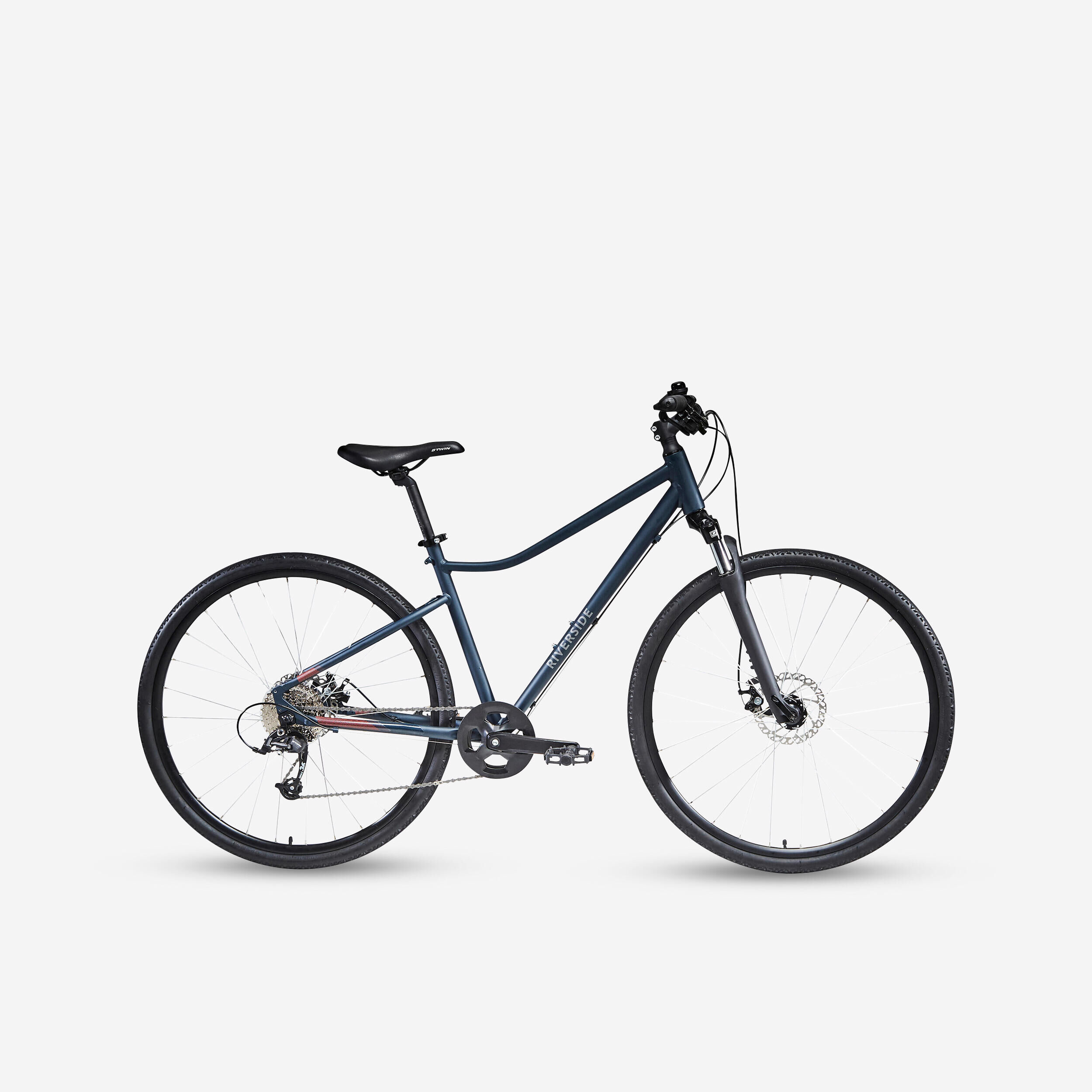 RIVERSIDE Riverside 500 Hybrid Bike - navy