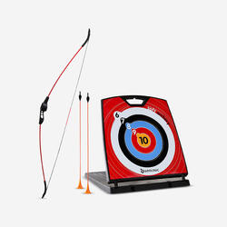 ZSHJG Arco Ricurvo e Set di Frecce Takedown Arco Ricurvo 30lbs 40lbs Arco  Dritto Caccia Adulto Principiante Longbow con 6pcs Frecce in Fibra di Vetro  (Arco + Freccia, 30lbs) : : Sport