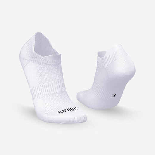 
      Ekologicky navrhnuté bežecké ponožky RUN 500 diskrétne 2 páry biele
  