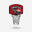 Minicanasta de baloncesto para niños/adultos SK100 Dunkers Rojo Plata