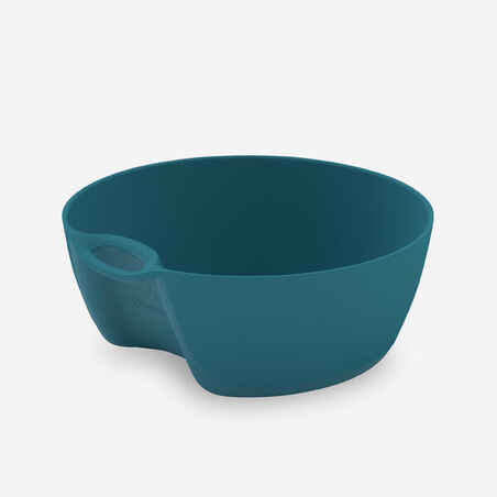 Plastic Hiking Campsite Soup Plate 0.5L - Blue