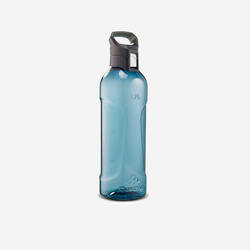 Plastic (Ecozen®) Hiking Flask with Quick Opening Cap MH500 1.2 Litre Blue