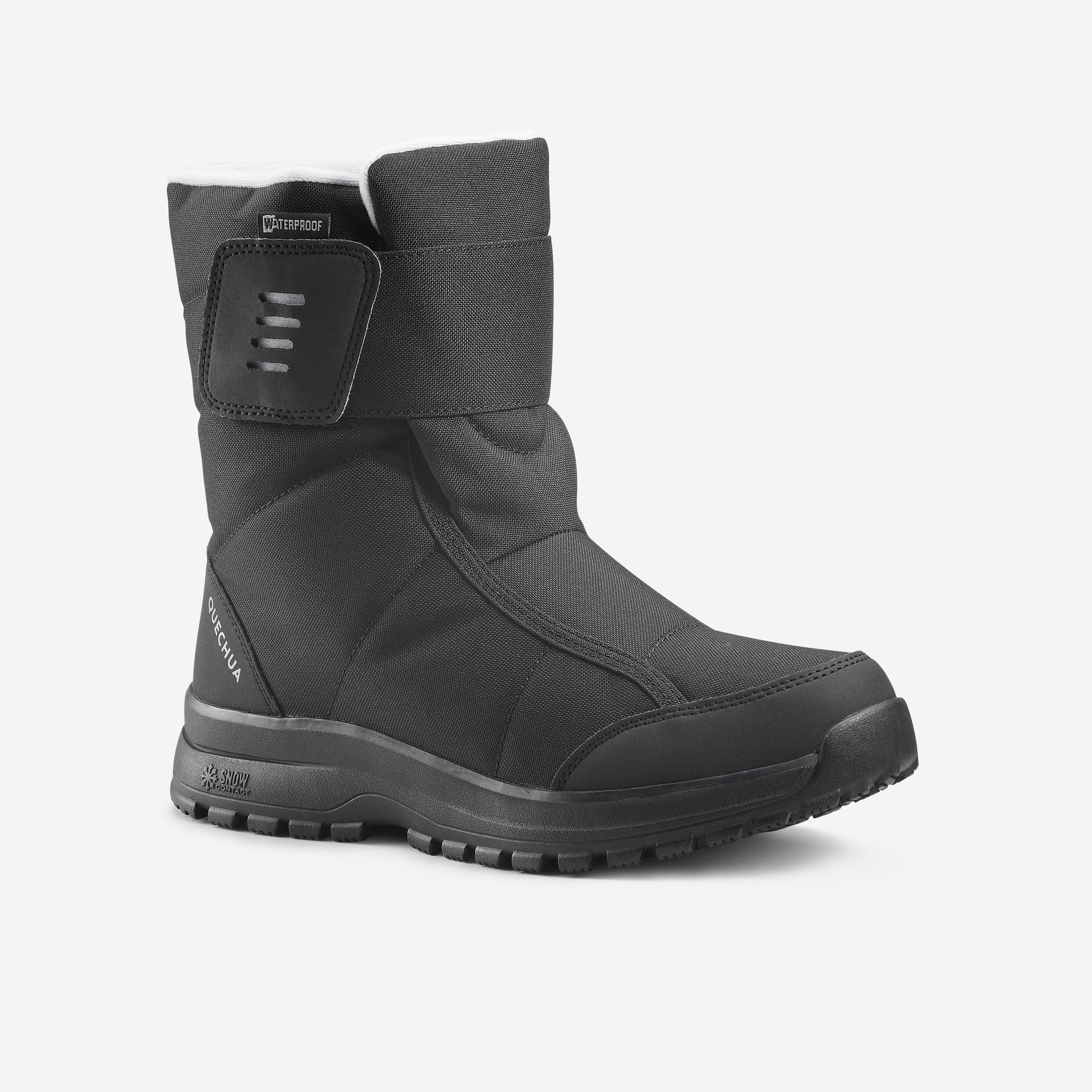 Bottes de randonnée neige chaudes et imperméables femme, nh100 scratch noir - Ski et snowboard - Quechua- Clubs - Entreprises - Collectivités - Associations