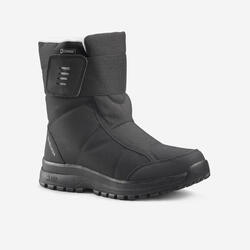 Bottes de randonnée neige chaudes et imperméables femme, NH100 Scratch noir