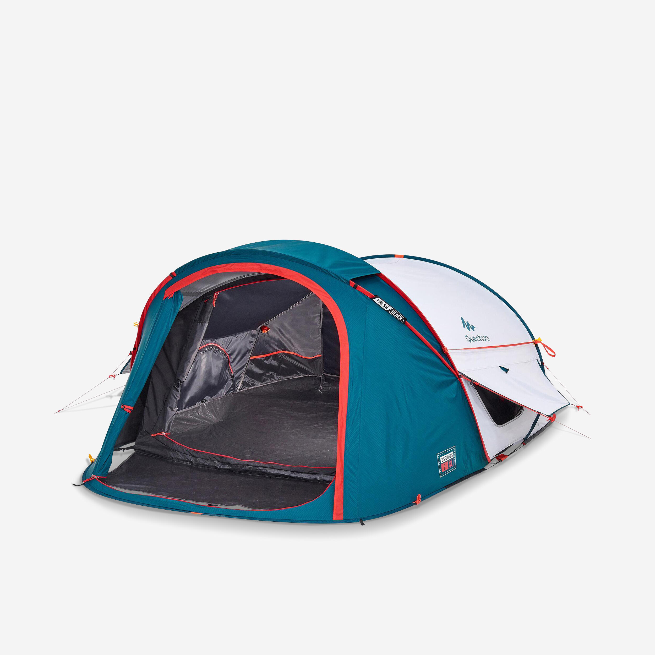 Tenda da campeggio - 2 SECONDS XL - 2 posti letto - Fresca e nera