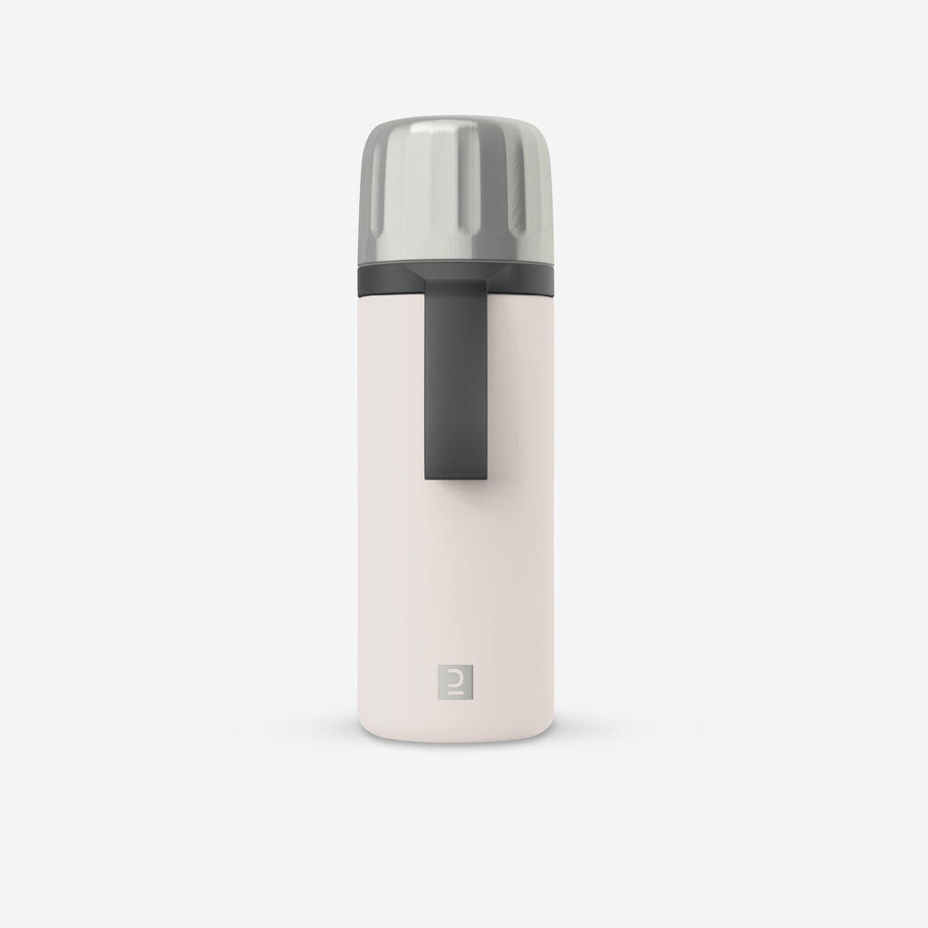 0.4 L insulated stainless steel bottle with tea filter, for hiking and camping