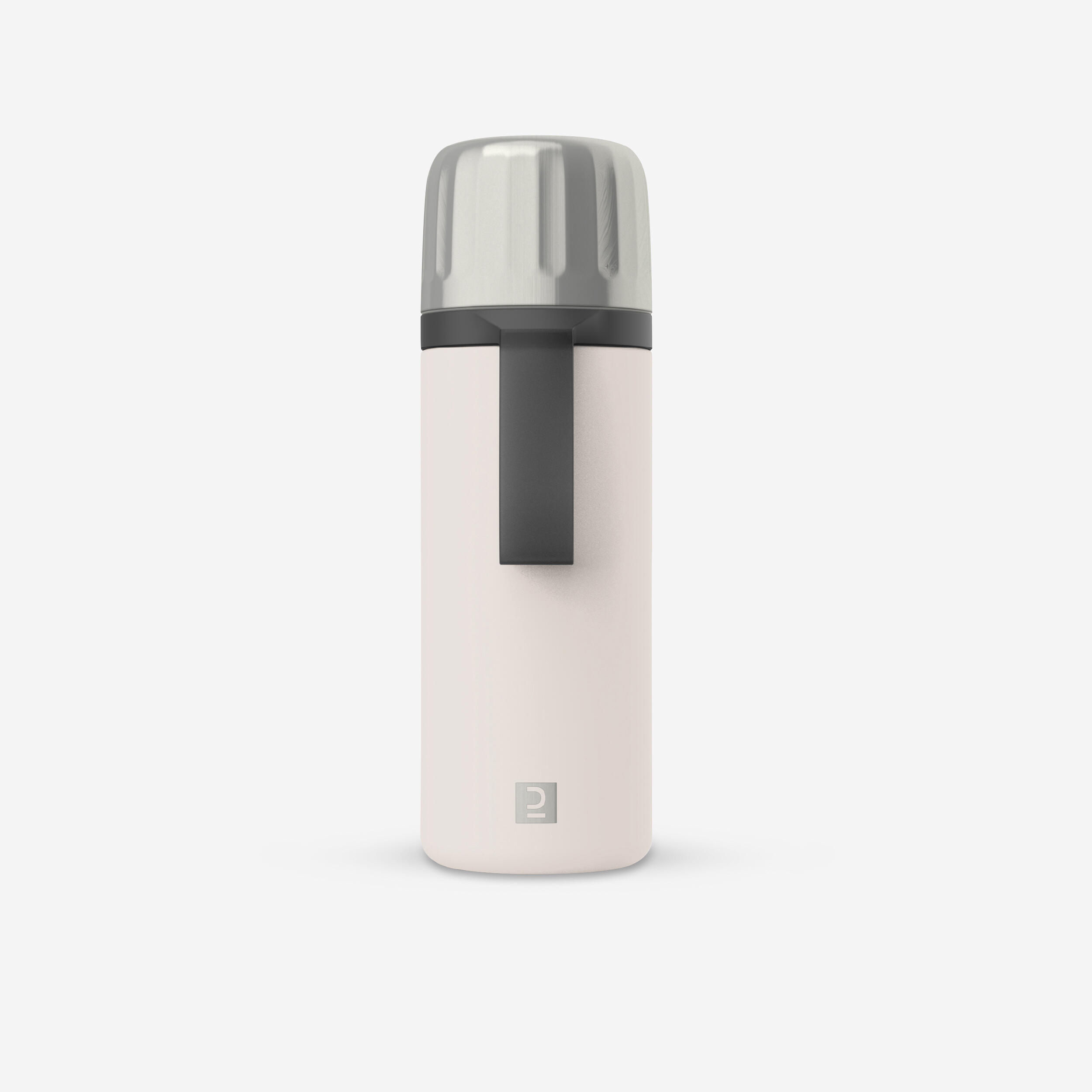 Quechua - Bouteille Inox Isotherme Infuseur À Thé 0,4l Avec Bouchon À Ouverture Rapide - Bouteille Isotherme - Sac A Dos Accessoires Randonnee Trek - Beige - Taille Unique - Decathlon