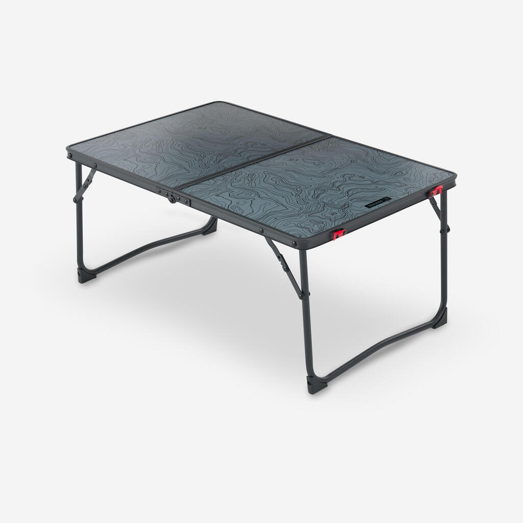 MESA BAJA PLEGABLE DE CAMPING - MH100 - GRIS