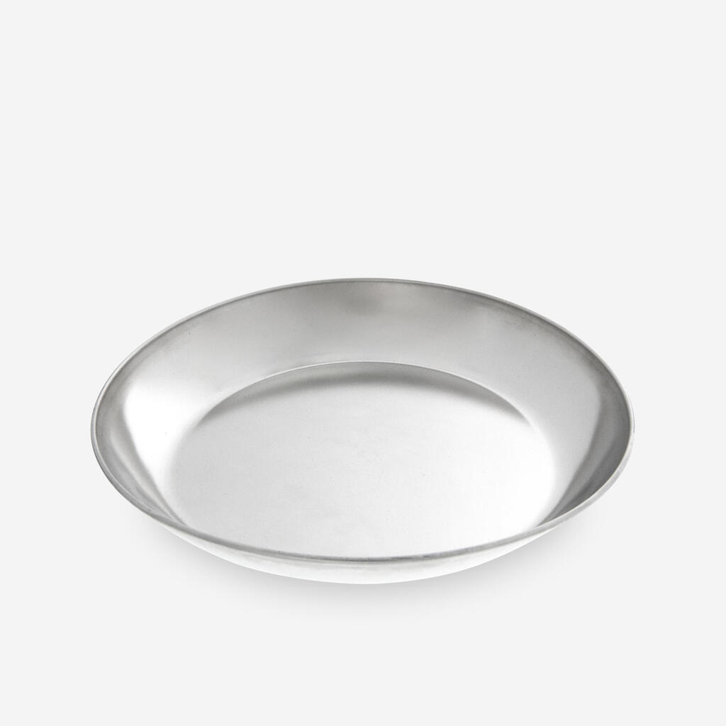 Plate 500 L 19 cm stainless steel