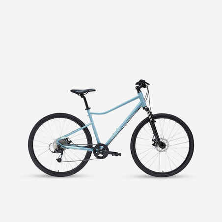 Riverside 500 Hybrid Bike - light blue