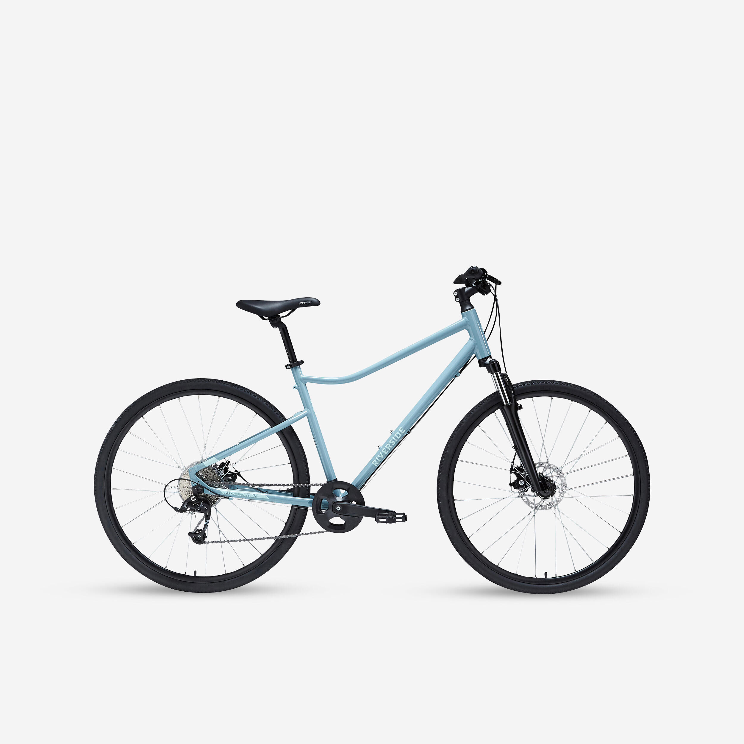 RIVERSIDE Riverside 500 Hybrid Bike - light blue