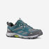 Men Low Ankle Waterproof Hiking Shoes with Non-Slip Outsole Blue - MH100