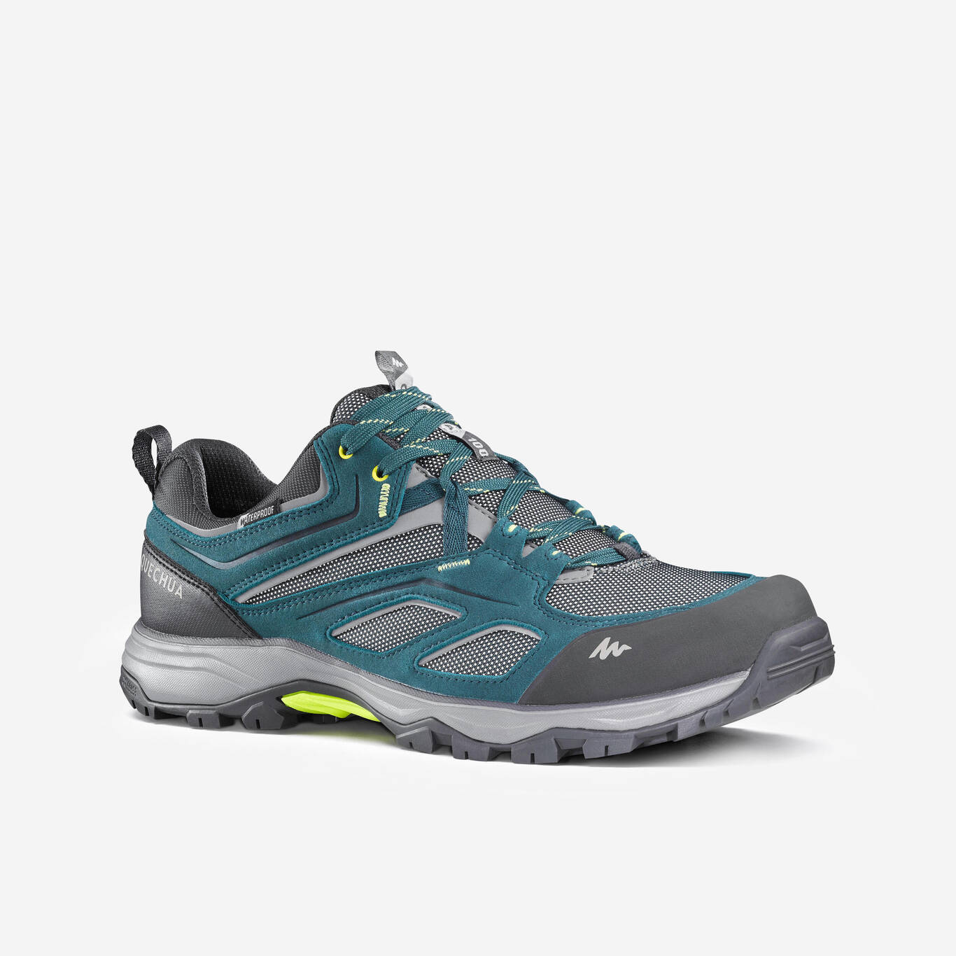 Sepatu Hiking Gunung Pria Waterproof MH100 - Biru