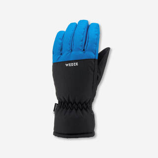 Kids Skiing Waterproof & Warm Winter Gloves - Black & Blue