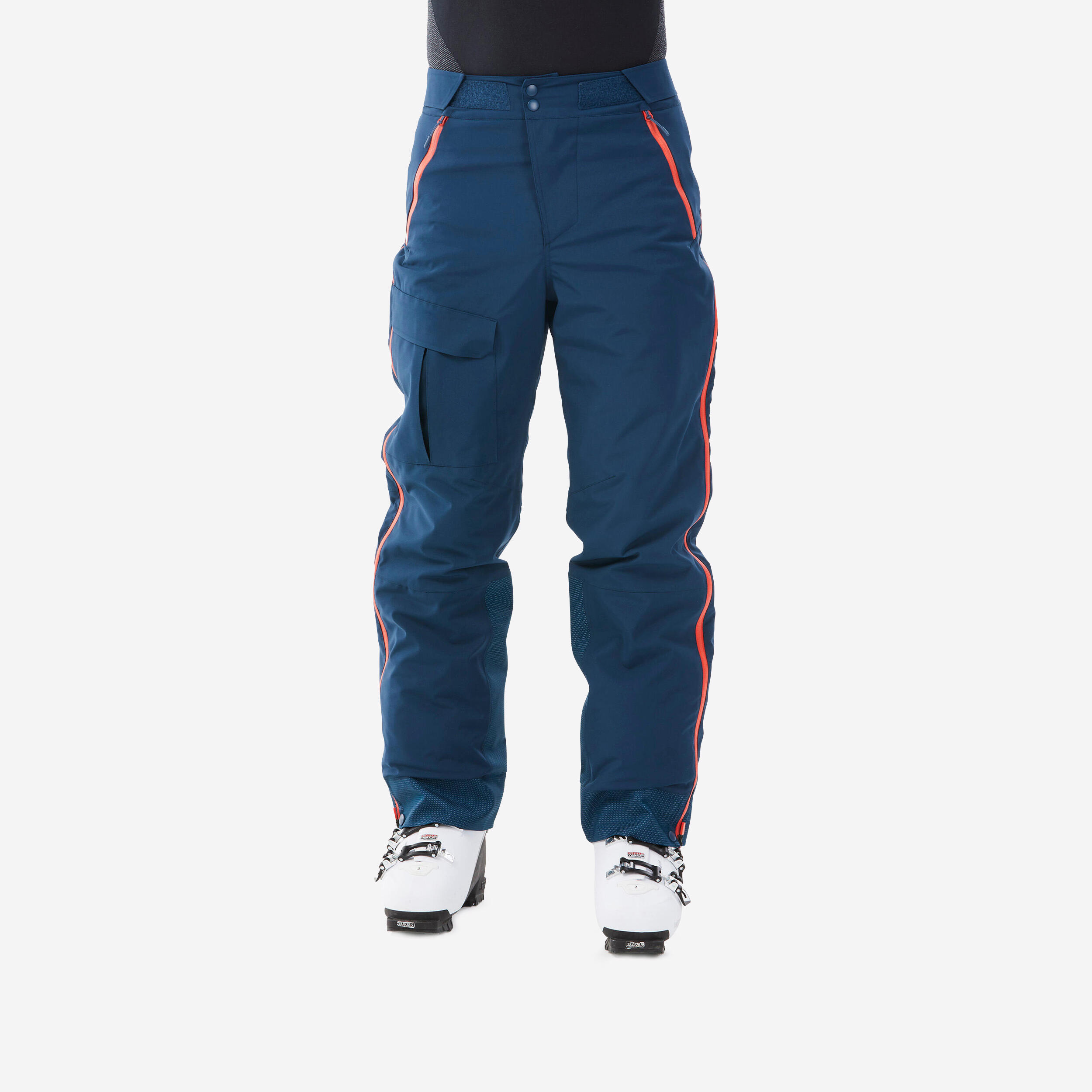WEDZE Lyžiarske nohavice unisex 500 Sport tmavomodré S