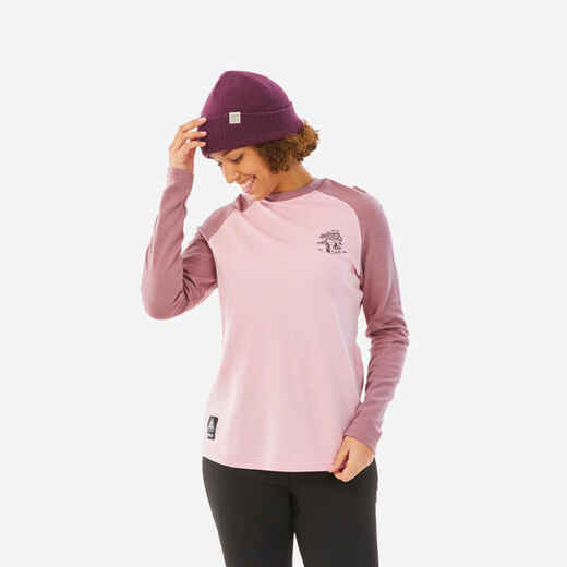 
      Dámske lyžiarske spodné tričko BL 590 z vlny merino ružové
  
