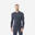Sous-vêtement de ski chaud et respirant homme, BL 500 seamless haut gris