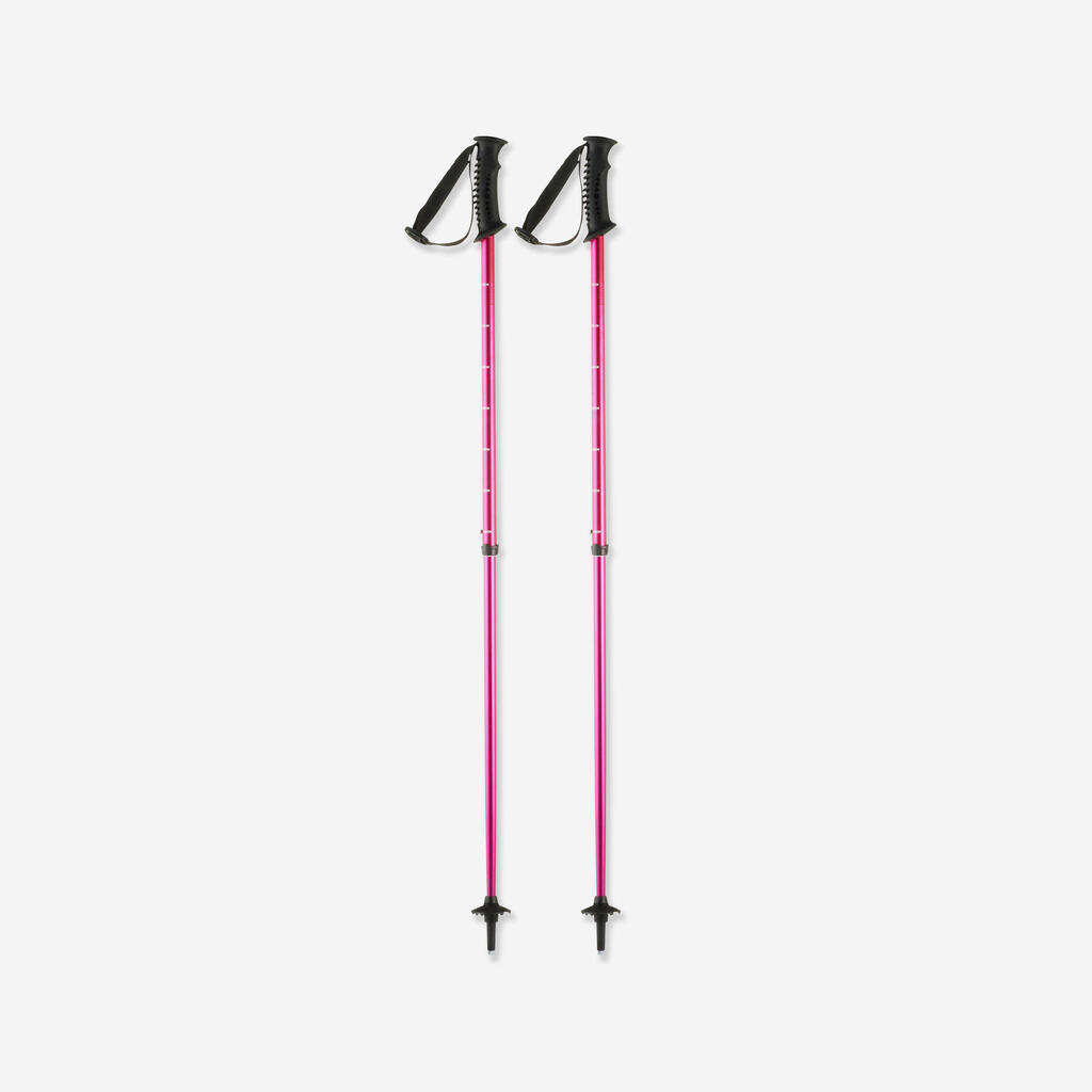BASTONES DE ESQUÍ NIÑOS - PUSH PIN - ROSA