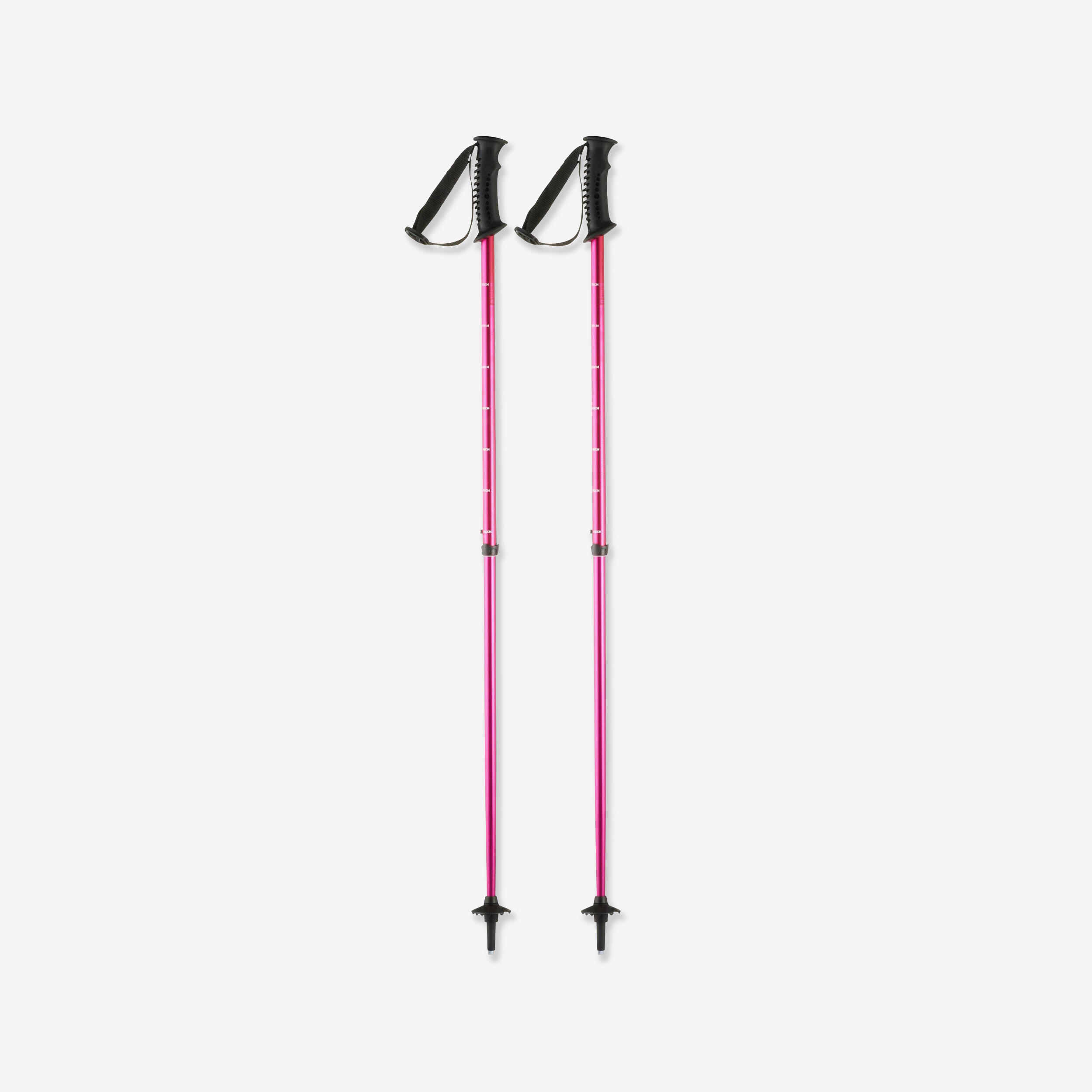 CHILDREN'S SKI POLES - PUSH PIN - PINK