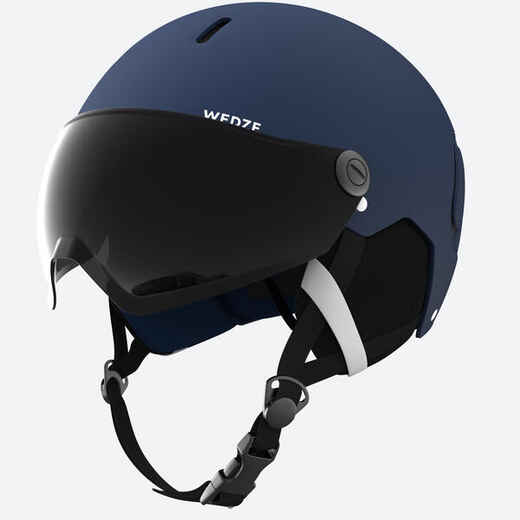 
      Skihelm mit Visier Erwachsene - PST150 blau/schwarz
  