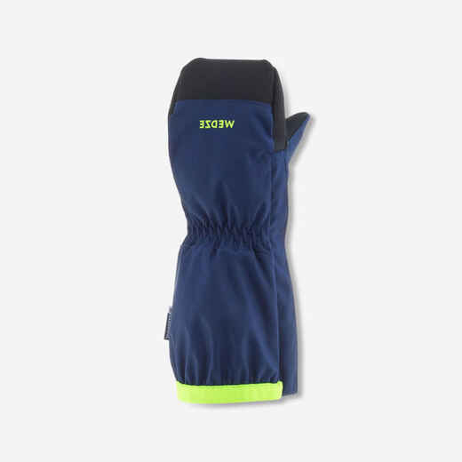 
      KIDS’ WARM AND WATERPROOF SKI MITTENS BLUE
  