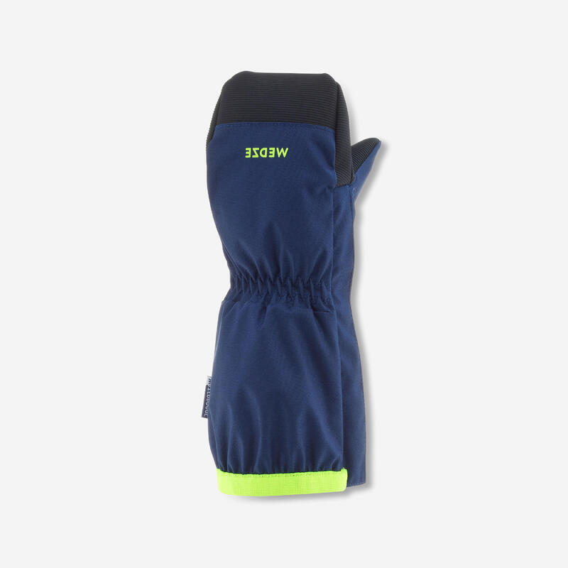 Guantes de esquí y nieve impermeables con refuerzo Niños Wedze Race 980