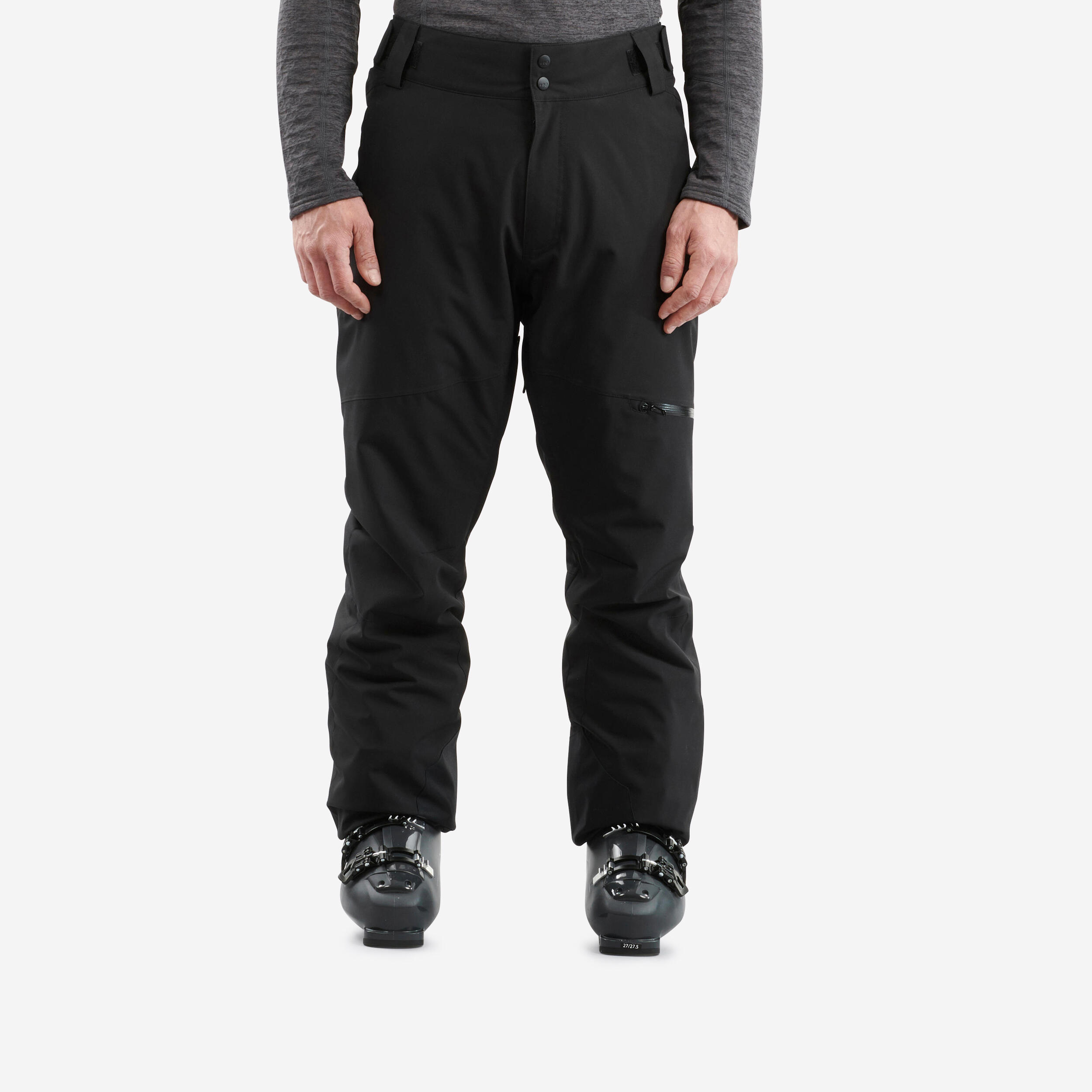 Men’s Ski Pants - Ski 500 Black - WEDZE