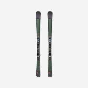 MEN'S DOWNHILL SKI WITH BINDINGS - BOOST 580 - KHAKI PINK