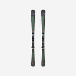 SKI ALPIN HOMME AVEC FIXATIONS - BOOST 580 - KAKI ROSE