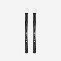 SKI ALPIN FEMME AVEC FIXATIONS - BOOST 580 - NOIR ET BLANC