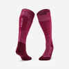 Ski Socks 100 JQT 23 - Burgundy